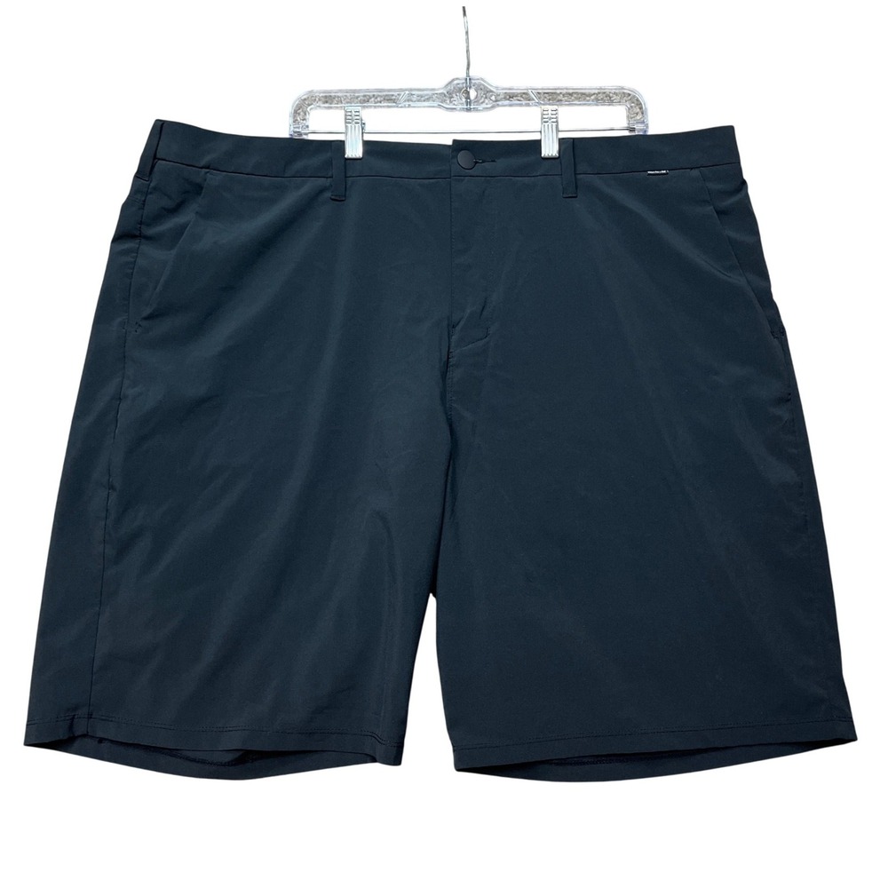 Hurley Phantom Hybrid Walk Shorts Mens 44 Black Flat Front Stretch Performance